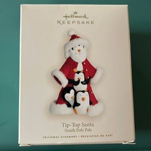 Hallmark Keepsake Ornament Tip-Top Santa South Pole Pals